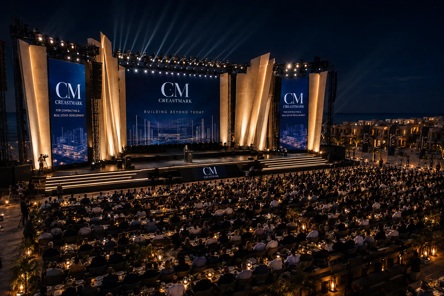 The CREAST MARK Moment — LED stage presentation